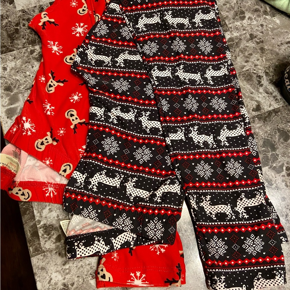 New (no tags)Women’s Size Medium Christmas Leggings( Extra Soft) 2 Pairs
